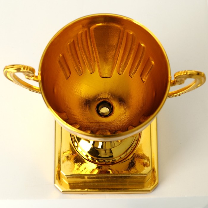 Кубок 092, наградная фигура, золото, подставка пластик, 19.8 см_5 Кубок 092, наградная фигура, золото, подставка пластик, 19.8 см, с индивидуальной гравировкой — изображение 5