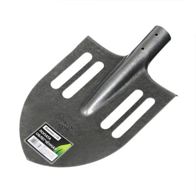 Лопата штыковая острая, облегчённая, тулейка 40 мм, рельсовая сталь, без черенка, Greengo с гравировкой