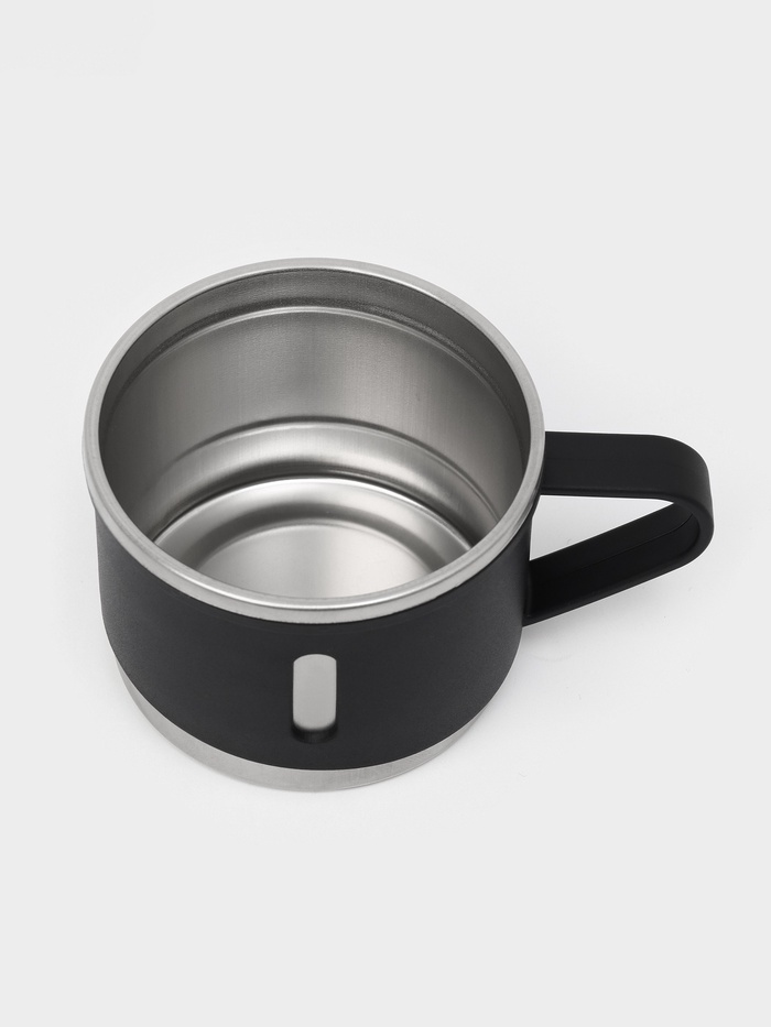 Термос «Мастер К», 500 мл, сохраняет тепло 8 ч, с кружкой, нержавеющая сталь_6 Термос «Мастер К», 500 мл, сохраняет тепло 8 ч, с кружкой, нержавеющая сталь, с индивидуальной гравировкой — изображение 6