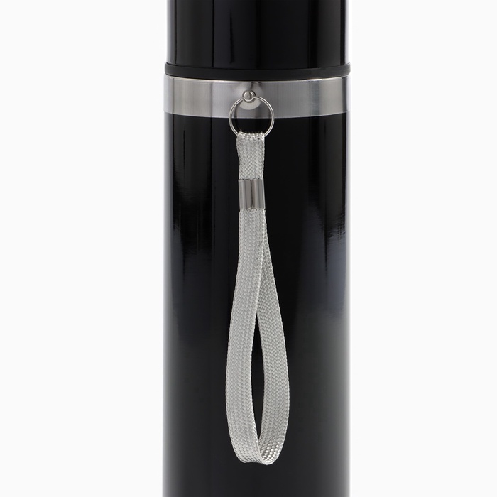 Термос гильза Мастер К, 500 мл, 24×7 см, с кружкой, с помпой, сохраняет тепло 10 ч, нержавеющая сталь, чёрный_7 Термос гильза Мастер К, 500 мл, 24×7 см, с кружкой, с помпой, сохраняет тепло 10 ч, нержавеющая сталь, чёрный, с индивидуальной гравировкой — изображение 7