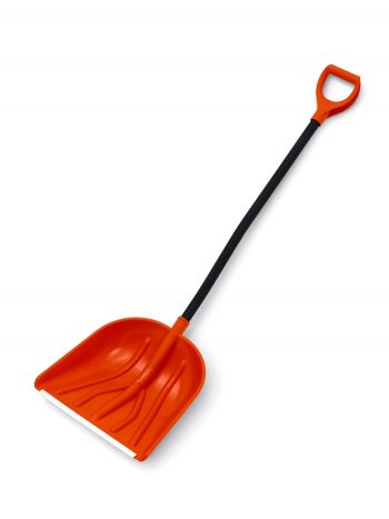 Лопата 410 х 460 мм, пластик, металлический черенок, оцинкованная планка Вьюга №5 Премиум, с индивидуальной гравировкой