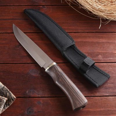 Нож охотничий «Эрни» 26 см, клинок 145 мм/3.8 мм, дерево, цвет МИКС, с индивидуальной гравировкой