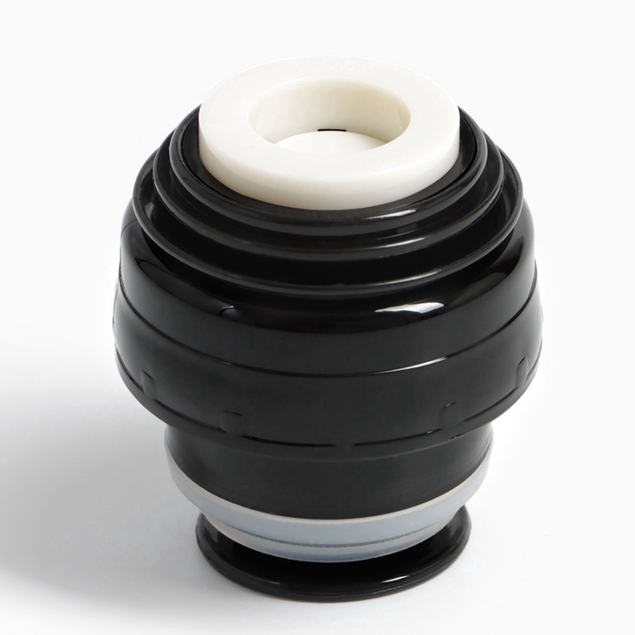 Термос гильза Мастер К, 500 мл, 24×7 см, с кружкой, с помпой, сохраняет тепло 10 ч, нержавеющая сталь, чёрный_4 Термос гильза Мастер К, 500 мл, 24×7 см, с кружкой, с помпой, сохраняет тепло 10 ч, нержавеющая сталь, чёрный, с индивидуальной гравировкой — изображение 4