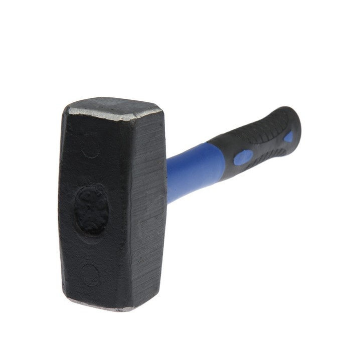 Кувалда кованая ТУНДРА, фиберглассовая трехкомпонентная рукоятка, 2 кг_2 Кувалда кованая ТУНДРА, фиберглассовая трехкомпонентная рукоятка, 2 кг, с индивидуальной гравировкой — изображение 3