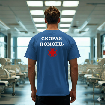 Generated Image December 08, 2025 - 9_12PM Футболка «Скорая помощь» DTF-печать 100% хлопок