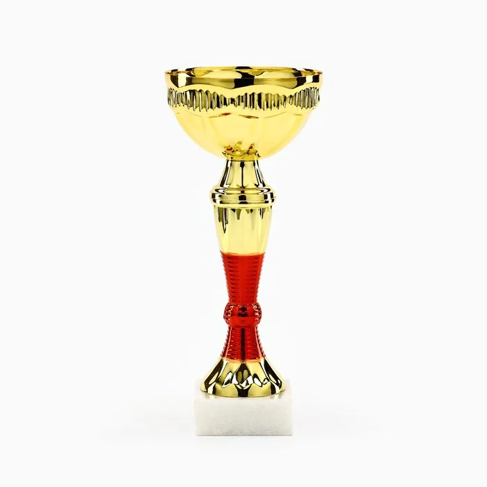 Кубок 152, наградная фигура, золото, подставка камень, 18,5 х 8 х 6 см._1 Кубок 152, наградная фигура, золото, подставка камень, 18,5 х 8 х 6 см., с индивидуальной гравировкой