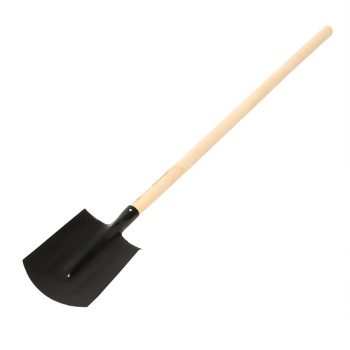 Лопата штыковая, прямоугольная, L=144 см, деревянный черенок, с индивидуальной гравировкой