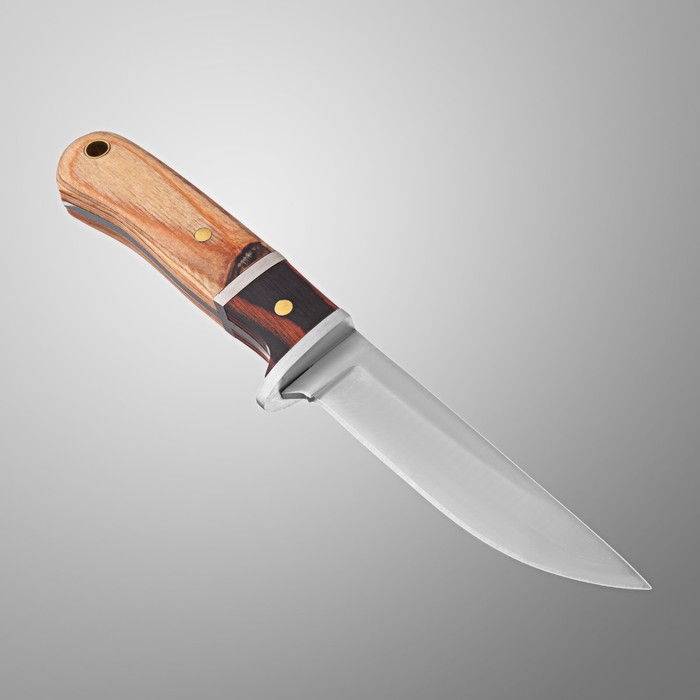 Нож охотничий «Атли» 16 см, клинок 80 мм/2.8 мм, дерево_3 Нож охотничий «Атли» 16 см, клинок 80 мм/2.8 мм, дерево, с индивидуальной гравировкой — изображение 4