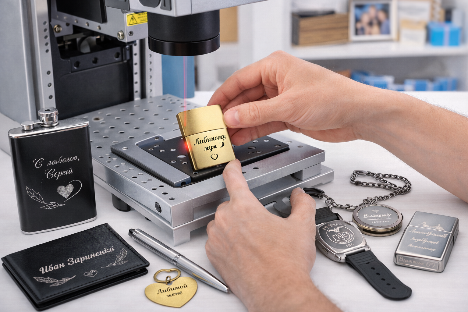 Гравировка на сувенирах и подарках в Ногинске