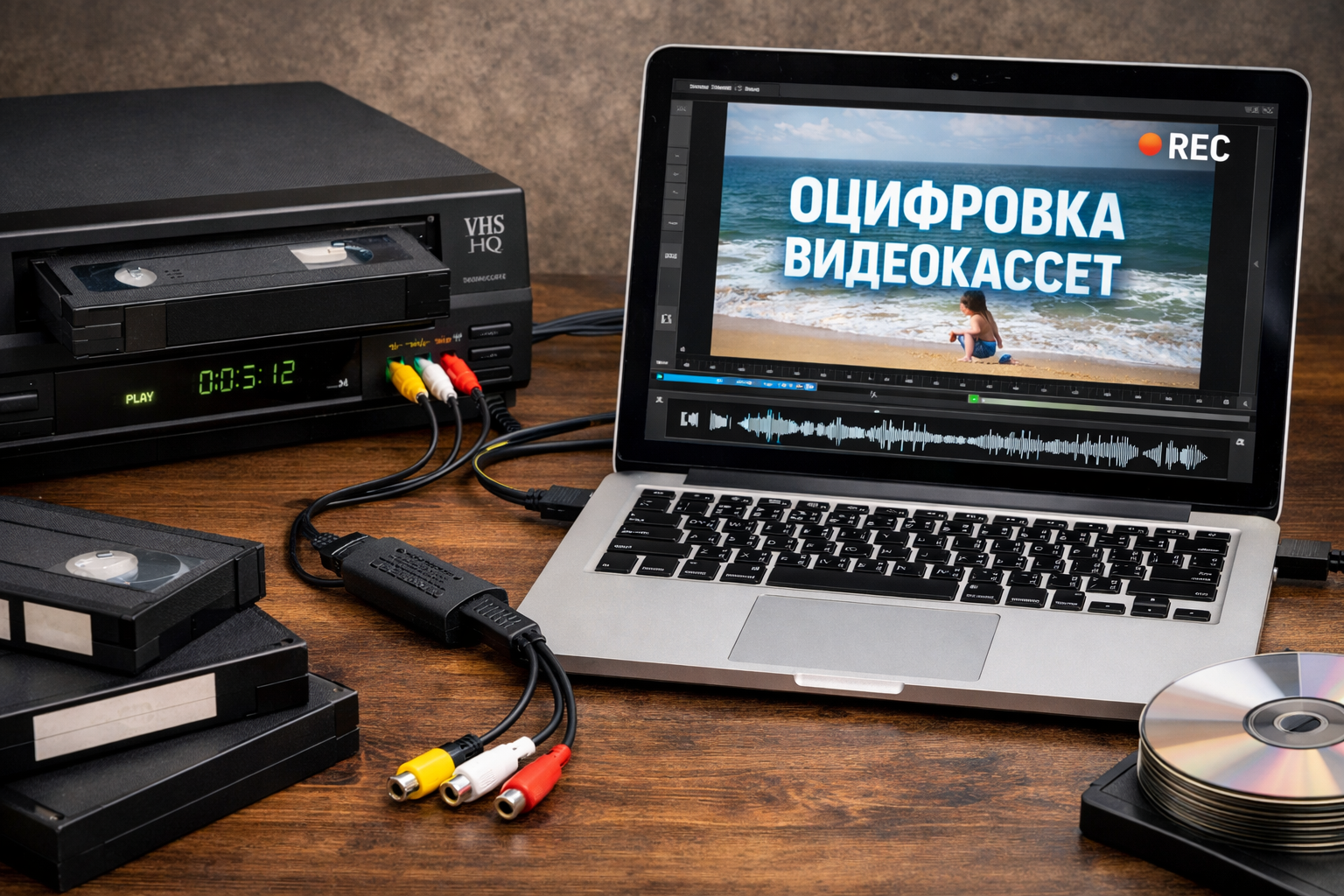 Оцифровка видеокассет в Ногинске