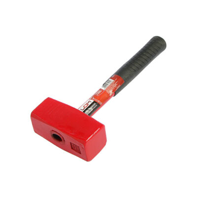 Кувалда ЛОМ, металлическая обрезиненная рукоятка, 2 кг_0 Кувалда ЛОМ, металлическая обрезиненная рукоятка, 2 кг, с индивидуальной гравировкой