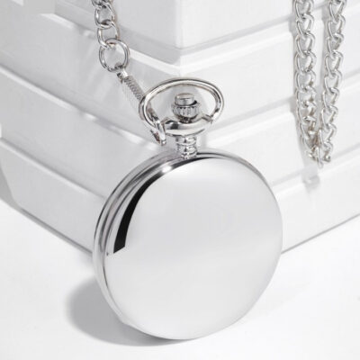 Часы карманные «Классика», кварцевые, длина цепочки 40 см, циферблат d=4.5 см, под гравировку_0 Часы карманные «Классика», кварцевые, длина цепочки 40 см, циферблат d=4.5 см, под гравировку, с индивидуальной гравировкой