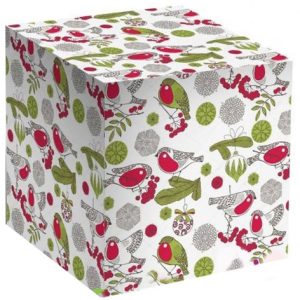 Коробка цветная, подарочная для стандартных кружек (Пионы-винтаж)